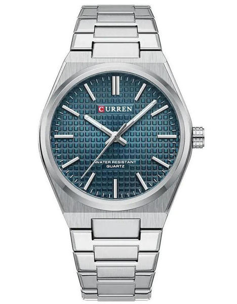 Picture of Curren 8439 Luxury Stainless Steel Man Watch - Silver Blue