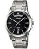 Picture of Casio Enticer Day Date Silver Chain Watch MTP-1381D-1AV