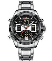 Picture of Naviforce NF9201 CH Digital Analog Men’s Watch--Silver Black