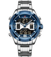 Picture of Naviforce NF9201 CH Digital Analog Men’s Watch--Silver Blue