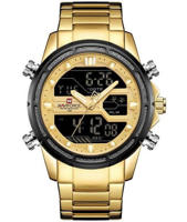 Picture of Naviforce NF 9138 Analog & Digital Movement Men’s Watch-Golden