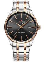 Picture of Naviforce NF9230 Gentle Flutter Men’s Watch - Silver Black & Rose Gold
