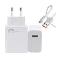 Picture of Xiaomi 33W Charging Combo (Type-A) with Type-C Cable- White (EU Plug)
