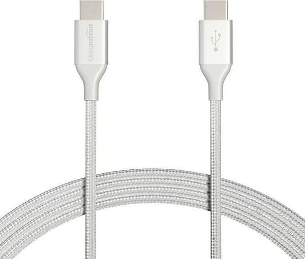 Picture of AmazonBasics Double Braided Nylon USB Type-C to Type-C 2.0 Cable
