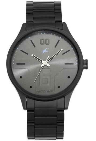 Picture of Fastrack 3247NM02 Bare Basics Quartz Analog Grey Dial Stainless Steel Strap Watch
