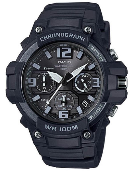 Picture of Casio Chronograph Sports Resin Belt Watch MCW-100H-1A3V