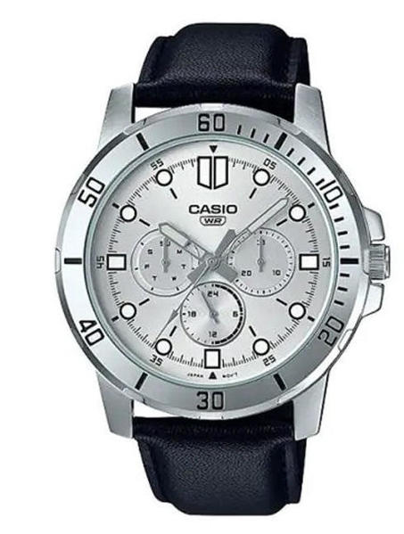 Picture of Casio Enticer Multifunction Silver Belt Watch MTP-VD300L-7EUDF