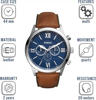Picture of Fossil Flynn Chronograph Brown Leather Watch BQ2125