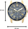 Picture of Fossil Grant Sport Chronograph Luggage Leather Watch FS5268I