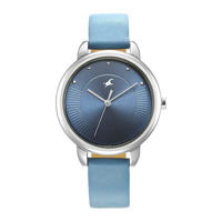 Picture of Fastrack 6282SL01 Stunners Analog Blue Dial Leather Strap Watch for Girls