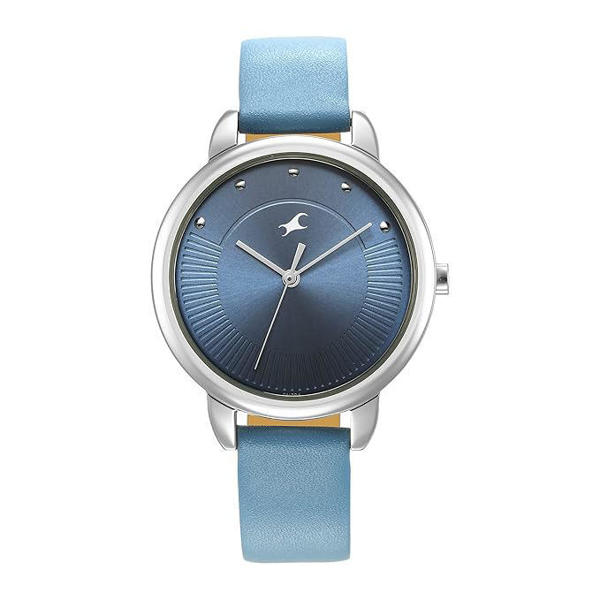 Picture of Fastrack 6282SL01 Stunners Analog Blue Dial Leather Strap Watch for Girls