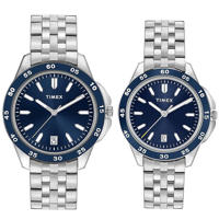 Picture of Timex Couple Bracelet Style Straps Analogue Watch TW0PRE006