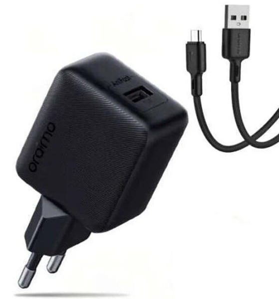 Picture of oraimo 18W Rapid Charge with Micro USB Cable Cannon 18S (OCW-5184E+M53) - Black