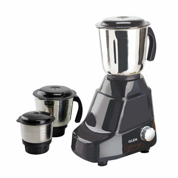 Picture of Glen 1250W Mixer Grinder with 3 Jars (SA4020)- Black