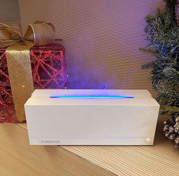 Picture of Fireplace Flame Diffuser by AlphaDesignLuxe, Aromatherapy Essential Oil Diffuser, 320ml Cool Mist Ultrasonic Humidifier