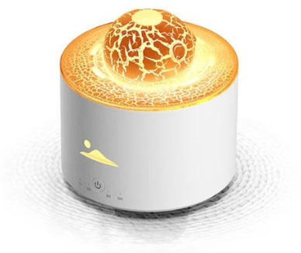 Picture of HX-130 Colorful Night Light Planet Desktop Flame Aromatherapy Humidifier