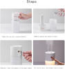 Picture of 400ml Capacity USB Recharge Cool Mist Air Humidifier with Night Light,Portable Dual Spray Nozzles Diffuser,Hydrate Moisturizing Sprayer for Home Office Car Air-conditioned rooms (Pink)