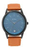 Picture of Titan NP1806NL03 Workwear Men's Watch with Blue Dial & Leather Strap