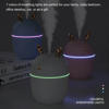 Picture of F11 Portable Mini Humidifier Usb Desk Air Humidifier 300Ml Aroma Essential Oil Diffuser For Home Car Usb Fogger Mist Maker With Led Night Lamp