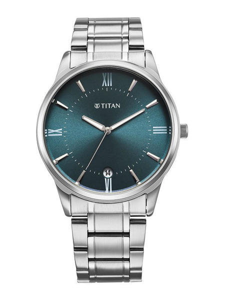 Picture of Titan Men Bracelet Style Straps Analogue Watch 10027SM02