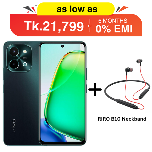 Picture of vivo Y28 8GB/256GB with Free RIRO B10 Neckband