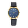 Picture of Titan 1775YL02 Lagan Blue Dial Day Date Leather Watch for Men