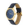 Picture of Titan 1775YL02 Lagan Blue Dial Day Date Leather Watch for Men