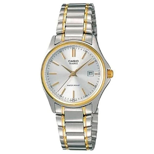 Picture of Casio LTP-1183G-7ADF Enticer Date Two Tone Ladies Chain Watch