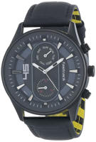 Picture of Fastrack 3224NL01 Fastfit Analog with Day and Date Black Dial Leather Watch for Guys