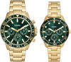 Picture of Fossil His and Hers Multifunction Gold-Tone Stainless Steel Watch - BQ2754SET