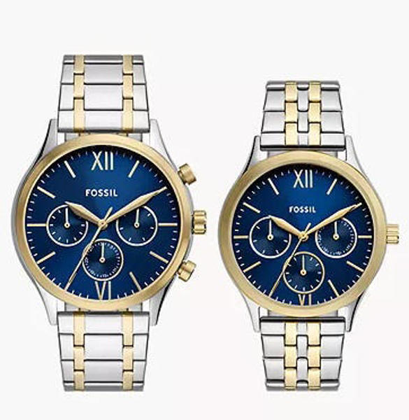Picture of Fenmore Multifunction Two-Tone Stainless Steel Watch Set -BQ2900SET