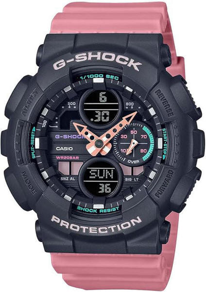 Picture of Casio Ladies G-Shock S-Series Pink Resin Band Watch GMAS140-4A