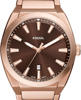Picture of Fossil Men's Everett Quartz Stainless Steel Three-Hand Watch, Color: Rose Gold/Chocolate (Model: FS6028)