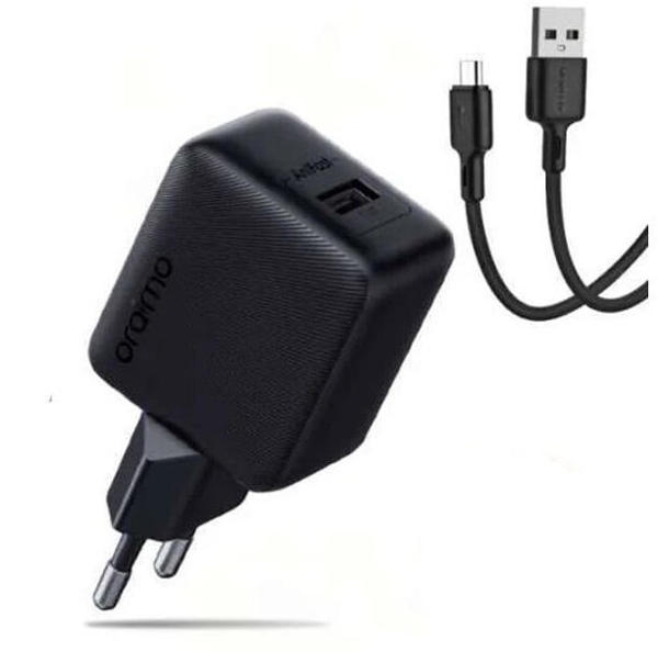Picture of Oraimo Cannon 18S 18W Fast Charging Adapter with 1m Micro-USB Cable (OCW-5184E+M53)