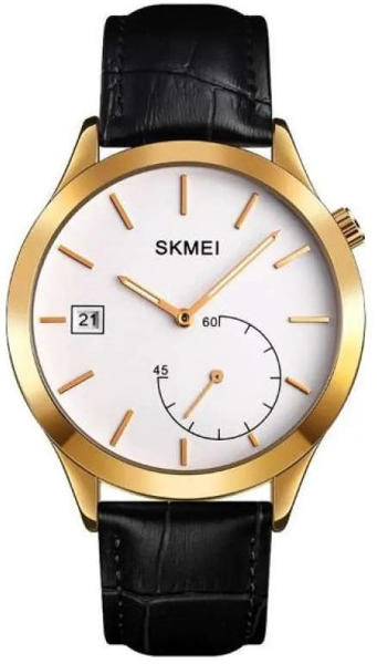 Picture of SKMEI 1581 Men’s Leather Belt Watch - Gold