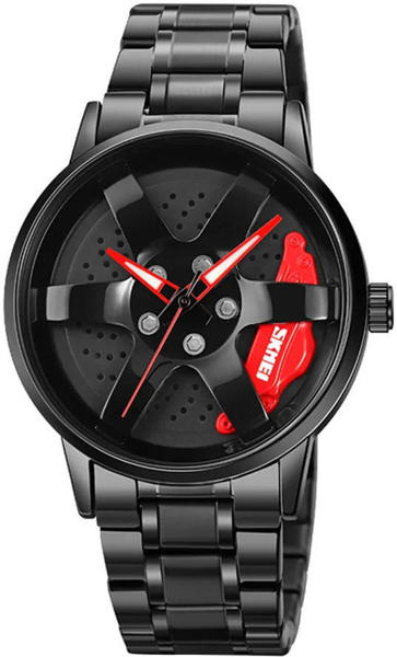 Picture of SKMEI 1787 Wheels Rolling Creative Watch for Men - Red