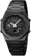 Picture of SKMEI 1816 Luxury Dual Time Digital LED Chain Watch for Men - Black