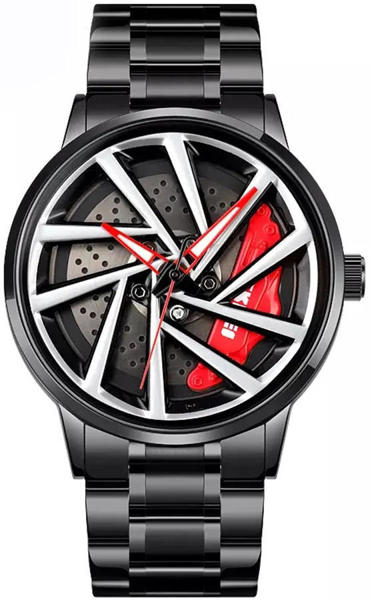 Picture of SKMEI 1990 Car wheel Rolling Dial Watch for Men - Red