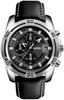 Picture of SKMEI 9156 Chronograph Leather Watch for Men- Black