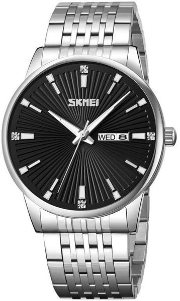 Picture of Skmei 9323 Man Business Quartz Chain Watch - Silver Black