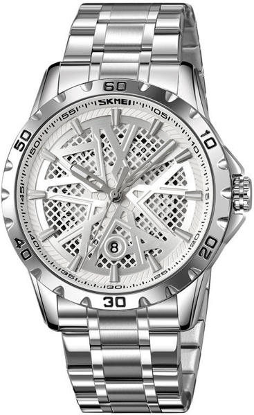 Picture of Skmei 9337 Hollow Out Dial Stainless Steel Watch - Silver