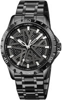 Picture of Skmei 9337 Hollow Out Dial Stainless Steel Watch - Black