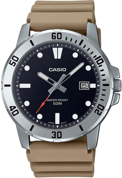 Picture of Casio Enticer Date Resin Belt Watch MTP-VD01-5EVUDF