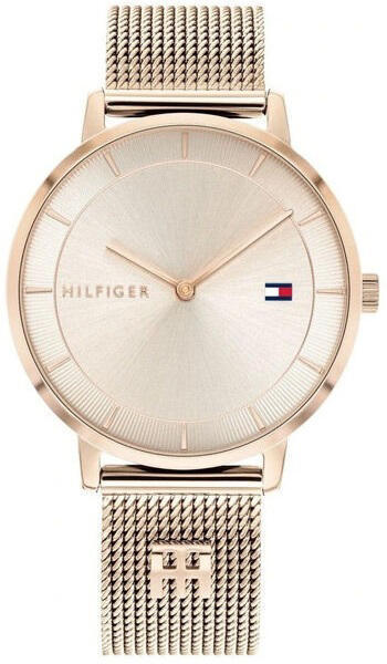 Picture of Tommy Hilfiger Tea Carnation Gold Mesh Watch for Women (TW000300)