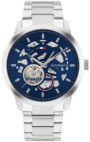 Picture of Tommy Hilfiger Henry Silver Skeleton Watch for Man (TW001861)