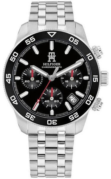 Picture of Tommy Hilfiger Black Dial Chronograph Watch for Man (TW001856)