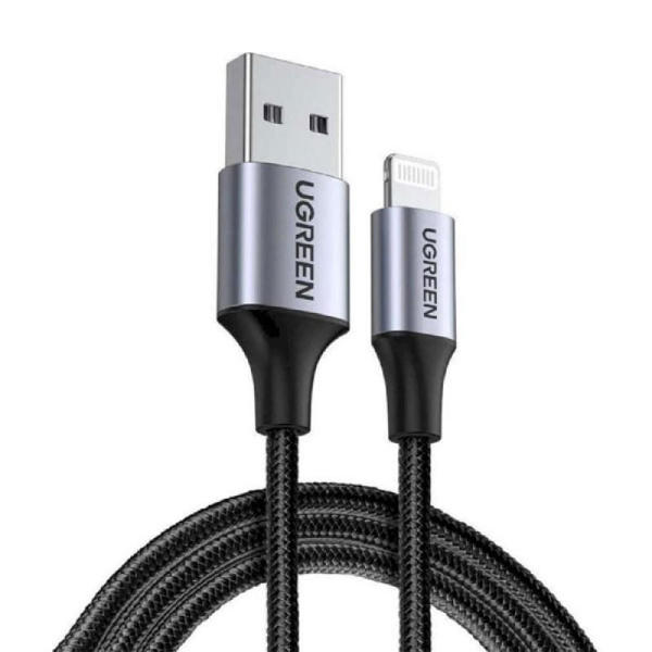 Picture of UGREEN Lightning to USB Cable Alu Case with Braided 1m