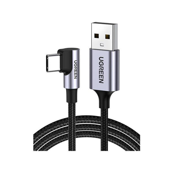 Picture of UGREEN Right Angle USB-A to Lightning Cable 1m