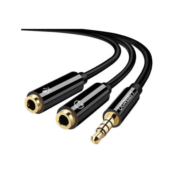 Picture of UGREEN 3.5mm Male to 2 Female Audio Cable 20cm