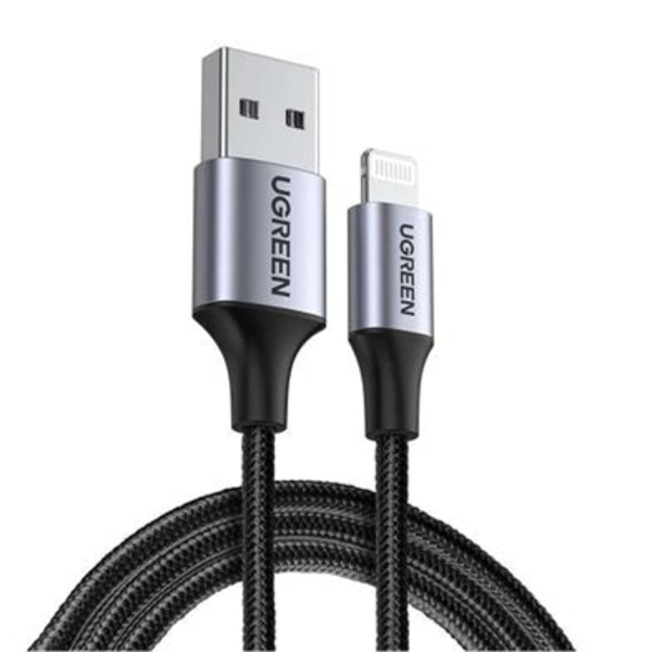 Picture of UGREEN Alu Case Braided Lightning Cable 1m